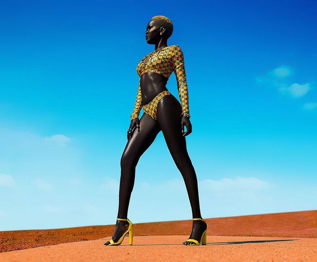 modelo rainha da melanina 5