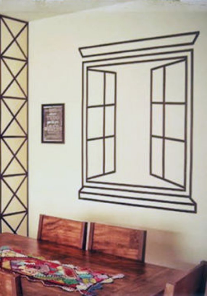 decoracao com fita isolante janela 11