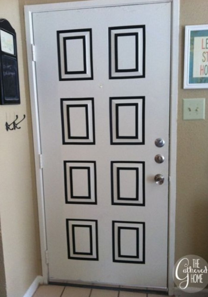 decoracao com fita isolante porta 14
