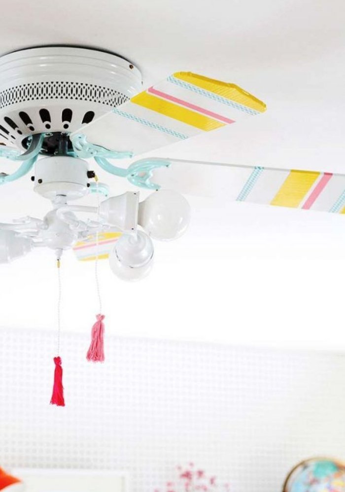 decoracao com fita isolante ventilador 1